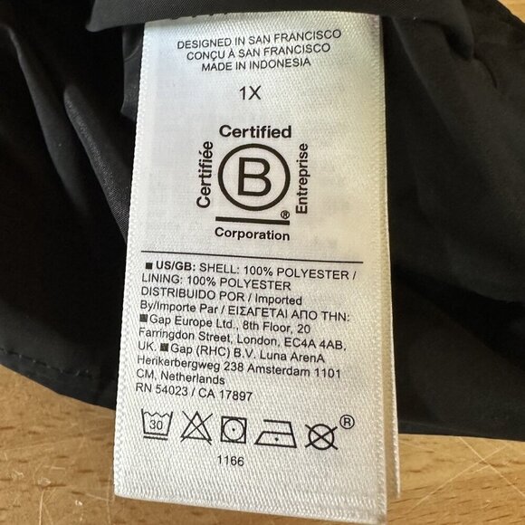 ATHLETA Westerly Jacket Travel Coat Black Women Size 1X - Picture 6 of 6